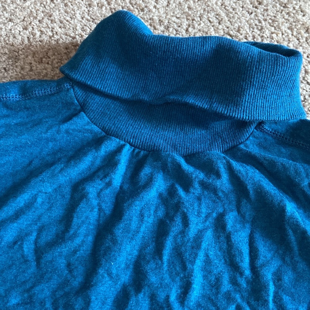 Blue Turtleneck Sweater - Picture 6 of 7